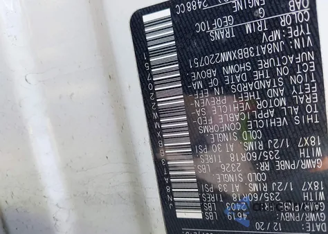 2021 Nissan Rogue Sv Intelligent Awd from USA, damaged, VIN JN8AT3BBXMW220751